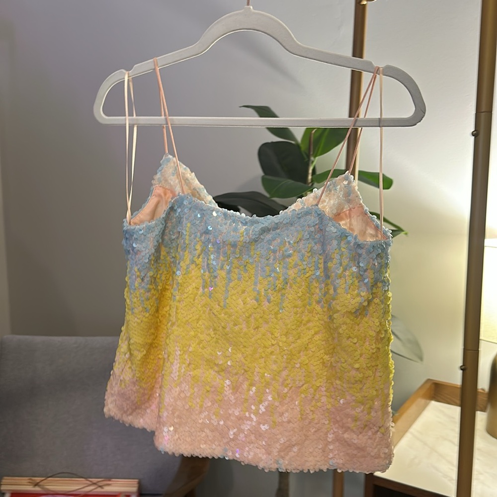 💠NWT ENDLESS ROSE Sequin Top (XS) - Picture 4 of 4